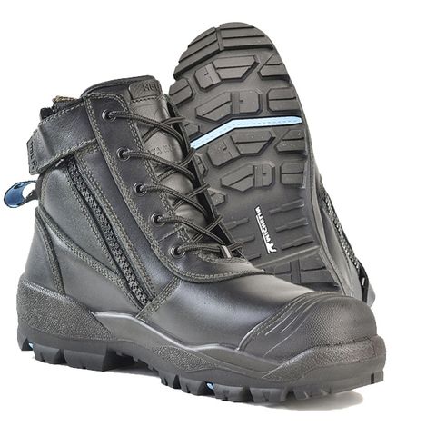 Bata Horizon Ultra - Lace Up & Zip Boots. Black (4 UK)