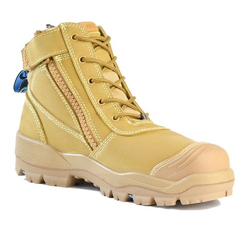 Bata Horizon Ultra - Lace Up & Zip Boots. Wheat (10 UK)