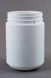 DISPENSARY 1 KG CONTAINER WHITE WITH TAMPER EVIDENT LID