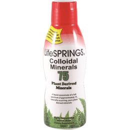 LIFE SPRINGS COLLOIDAL MINERALS 75 PLANT DERIVED 500ML