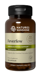 NATURES SUNSHINE FEVERFEW 340MG 100C