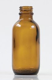 DISPENSARY AMBER BOTTLE 100ML TRAY (56) WITHOUT CAP OR DROPPERS