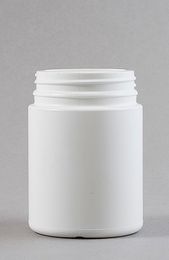 DISPENSARY 250G CONTAINER WHITE WITH TAMPER EVIDENT LID