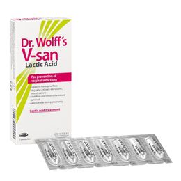 DR WOLFF'S V-SAN 16 PESSARIES MOISTURISING CREMOLUM