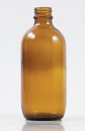 DISPENSARY AMBER BOTTLE 200ML WITH CAP