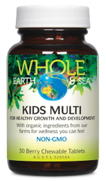 WHOLE EARTH & SEA KIDS MULTI 30T CHEWABLE