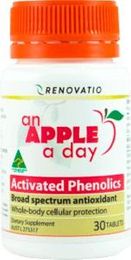 RENOVATIO  ACTIVATED PHENOLIC ANTIOXIDANT APPLE A DAY 30t