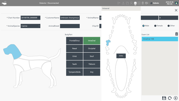 SmartCareworks Intraoral planning screenshot