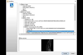 DICOMReader Tree-based view