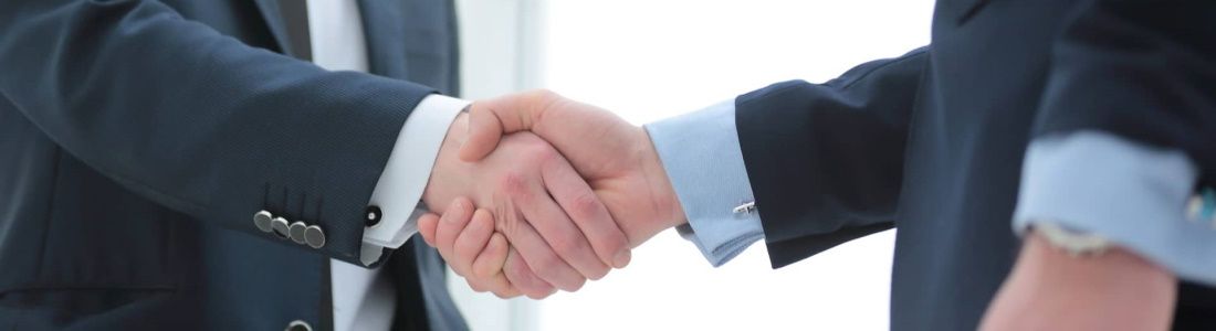 People shaking hands agreeing to work together