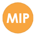 MIP on orange icon