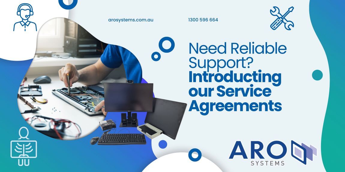 Service Banner with ARO logo and Service Pics