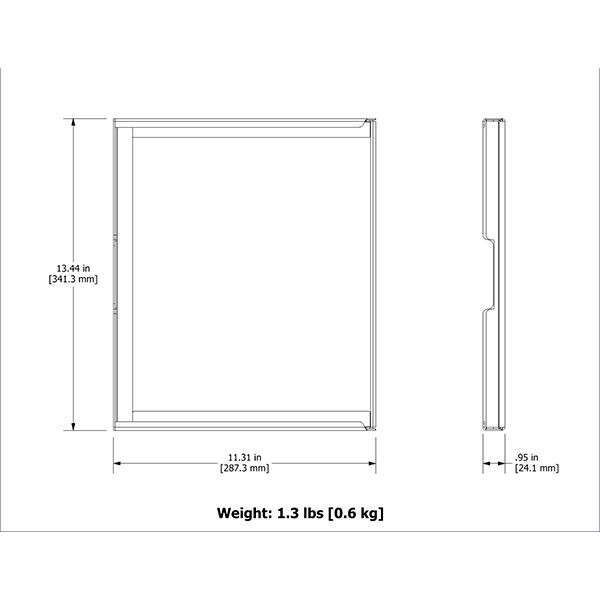 RC Imaging Aluminium Grid Encasement with Channels