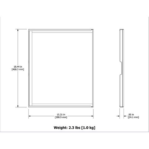 RC Imaging Aluminium Grid Encasement with Channels