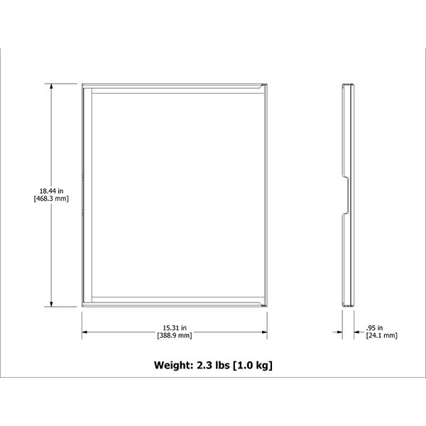 RC Imaging Aluminium Grid Encasement with Channels