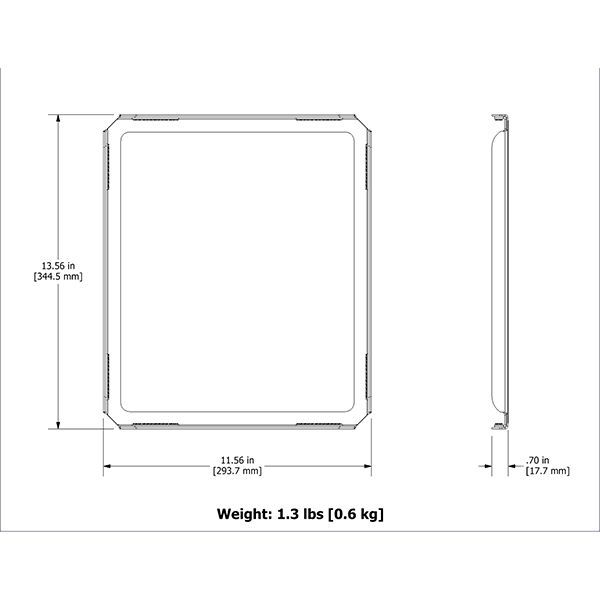 RC Imaging Aluminium Drop On Grid Encasement (Grid Cap)