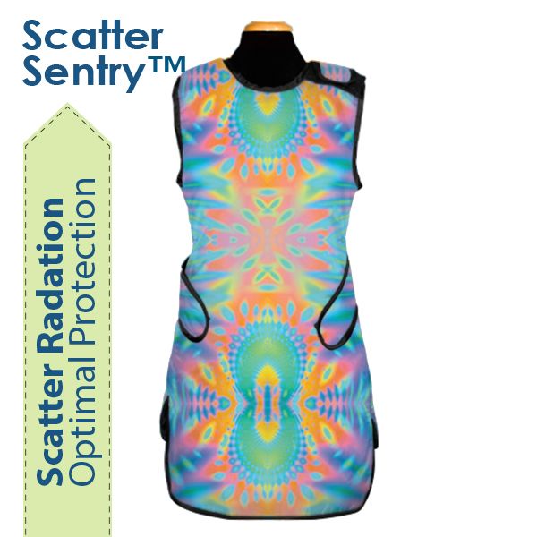 Bar-Ray Stretch Back Reverse Wrap Around Apron - Scatter Sentry