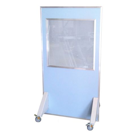 Mobile Lead Barrier / Protective Screen | 100cm x 100cm Window