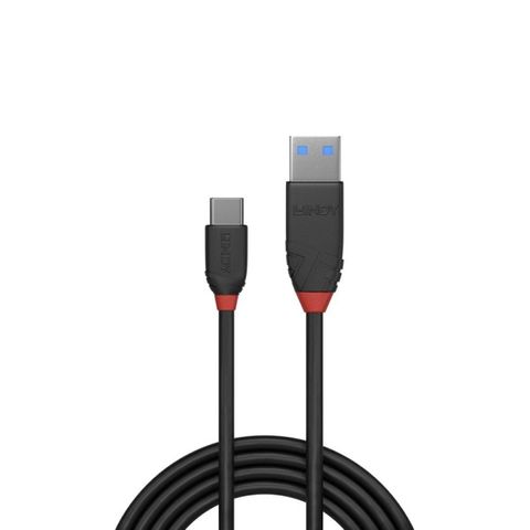 USB 3.1 Type C to A Cable 3A, 1.5m, Black Line