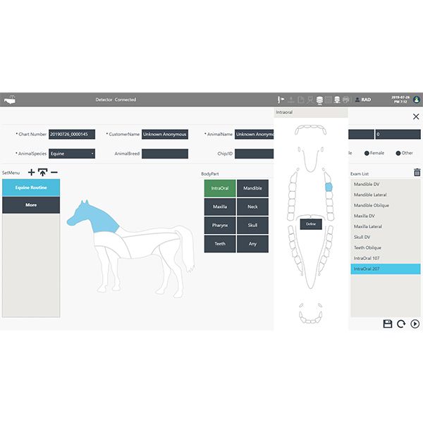 SmartCareworks GoDR® Vet Equine Acquistion Software