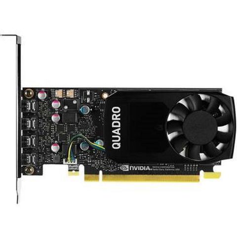 NVIDIA P1000 Quad Head SFF Graphics Processing Unit (GPU)