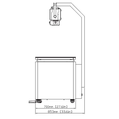 Ecotron Any Vet X-Ray 4 Way Floating Top Table