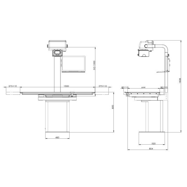 SYFM LOVET-A20 Vet Floating Table