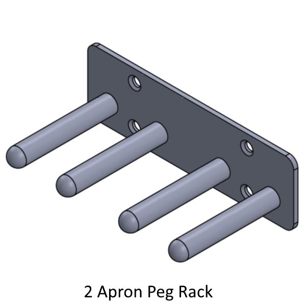 Peg Rack for Radiation Protection Gowns/Aprons/Skirts/Vests