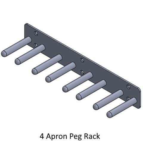 Peg Rack for Radiation Protection Gowns/Aprons/Skirts/Vests