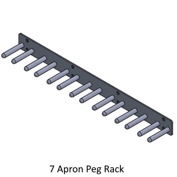 Peg Rack for Radiation Protection Gowns/Aprons/Skirts/Vests