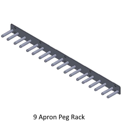 Peg Rack for Radiation Protection Gowns/Aprons/Skirts/Vests