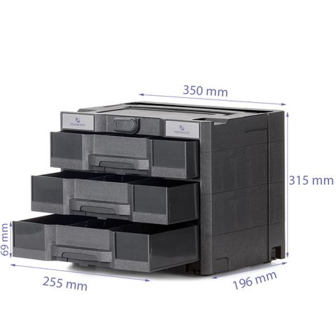 Podoblock StorageBox | Triple Drawer 315mm