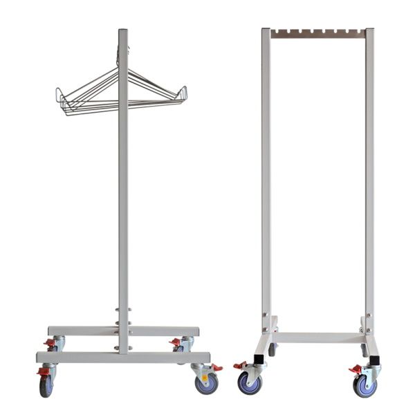 CMA Mobile H-Frame Space Saver Half Rack/Hanger Stand for Radiation Protection Gowns/Aprons/Skirts/Vests