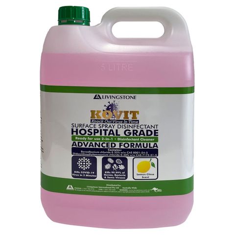 KOVIT Hospital Grade Disinfectant | 5 Litre