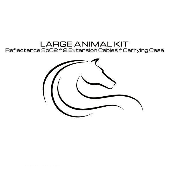 Sentier Vetcorder™ Pro Portable Patient Monitor with Large Animal Kit and Hanging Accessory