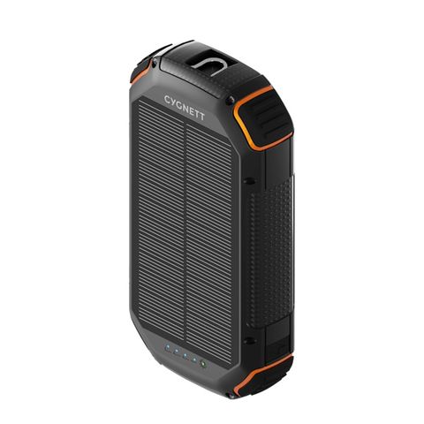 Cygnett ChargeUp OutBack 20K mAh Outdoor Solar Power Bank - Black