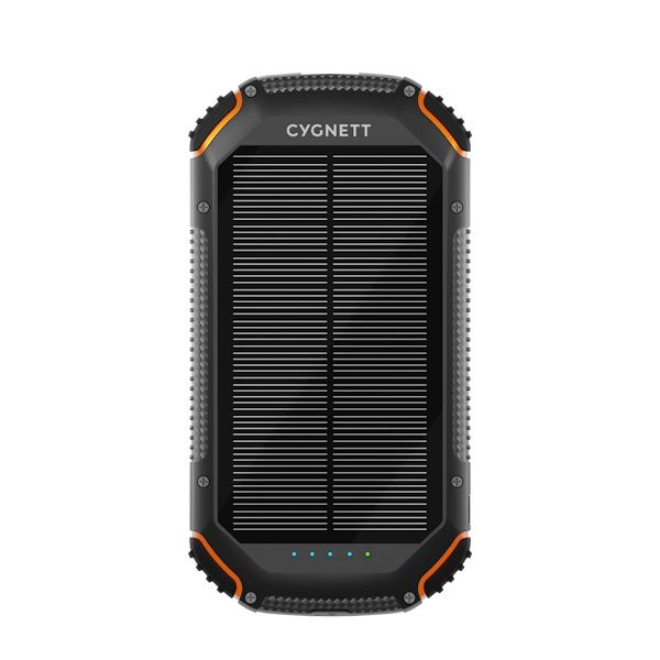 Cygnett ChargeUp OutBack 20K mAh Outdoor Solar Power Bank - Black