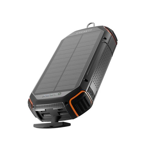 Cygnett ChargeUp OutBack 20K mAh Outdoor Solar Power Bank - Black