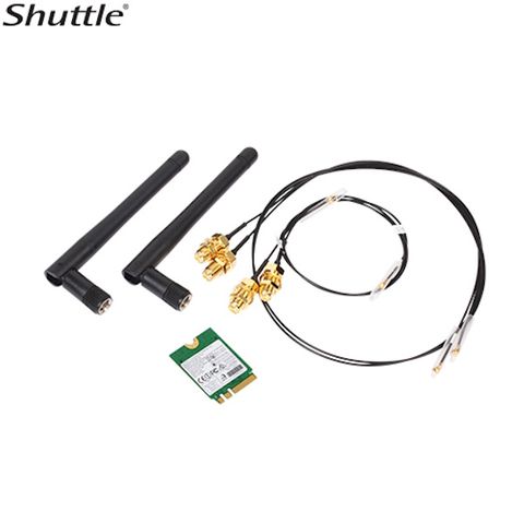Shuttle WLN-M - Universal WLAN-ac / Bluetooth Combo Kit with M.2 Card