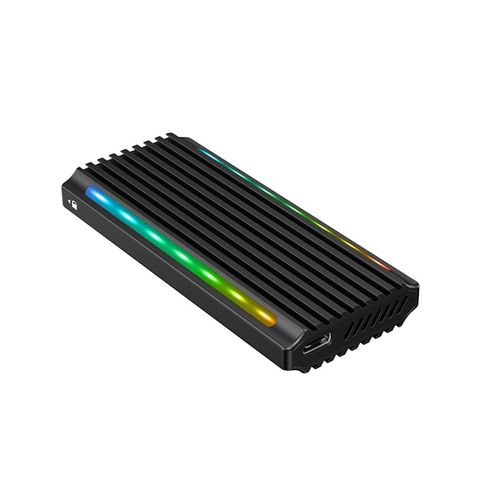 Simplecom SE525 External NVMe / SATA M.2 SSD USB-C Enclosure with RGB Light USB 3.2 Gen 2 10Gbps