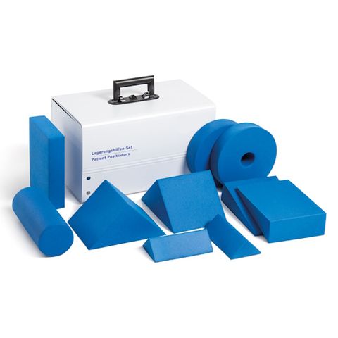 Covered Skinfoam | Positioning Aid Set - 10 Pieces complete with Plastic Case