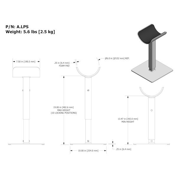 RC Imaging Leg Positioning Stand