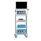 Mobile Cart with Adjustable Shelves and Endoscopy Pole & Rack