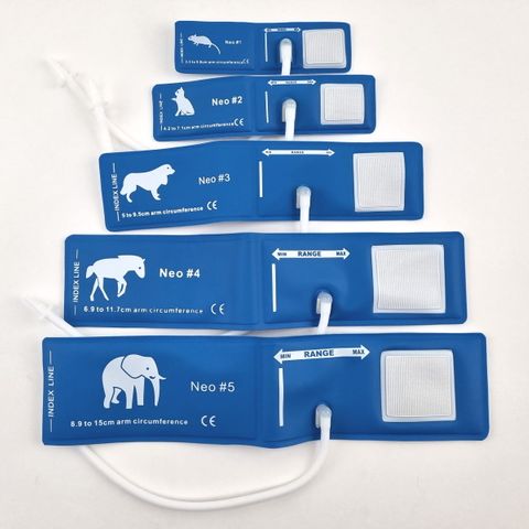 BMV BMO-210 NIBP Cuff for Veterinary Use | Set of 5