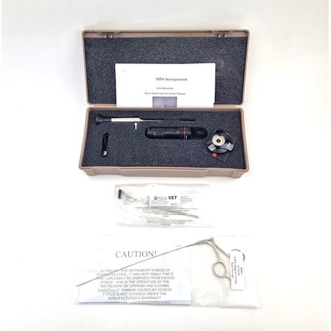 MDS-VET Semi-Flexible Micro-Endoscope Kit with Biopsy and Alligator Forceps