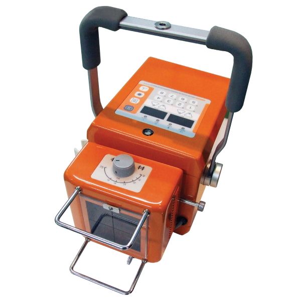EcoRay Orange 1060HF Portable X-Ray Generator with Skin Guards for Medical Use