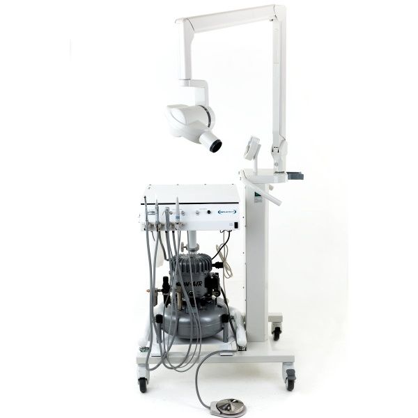Vet Dental Mobile X-Ray CS2100 and Dental Cart - Package 2