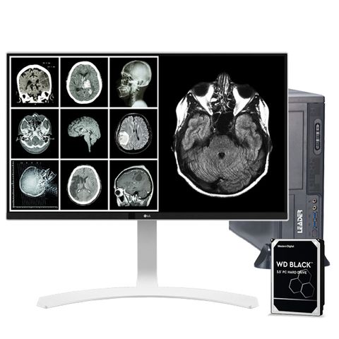 Medical ARO SLIM S19 SSD Workstation & LG 27" 8MP Medical Monitor