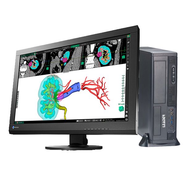 Medical ARO SLIM S19 SSD Workstation & Eizo MX242W 24.1" 2MP Clinical Monitor