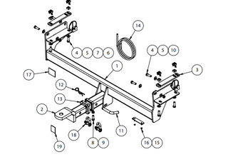 TOWBAR & WIRING KIT NISSAN QASHQAI (J11)  7/14-ON